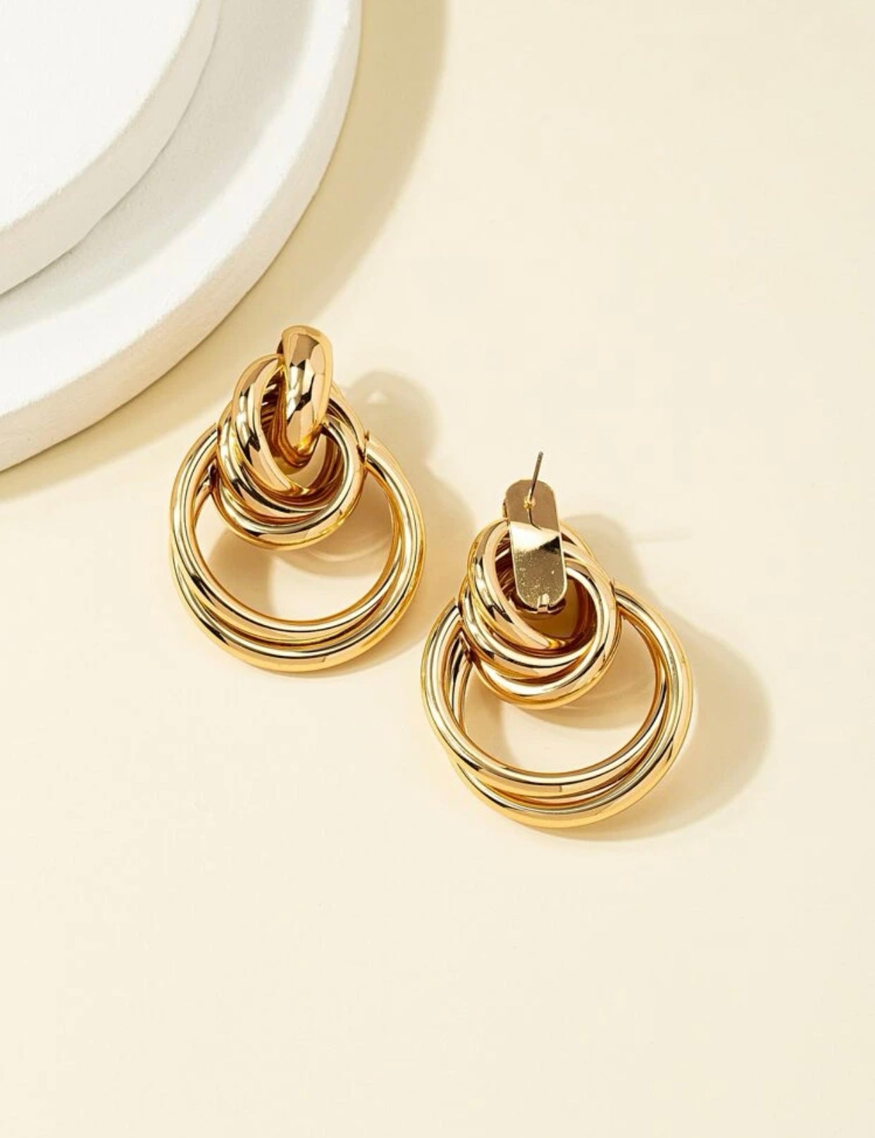 Circle Drop Earrings