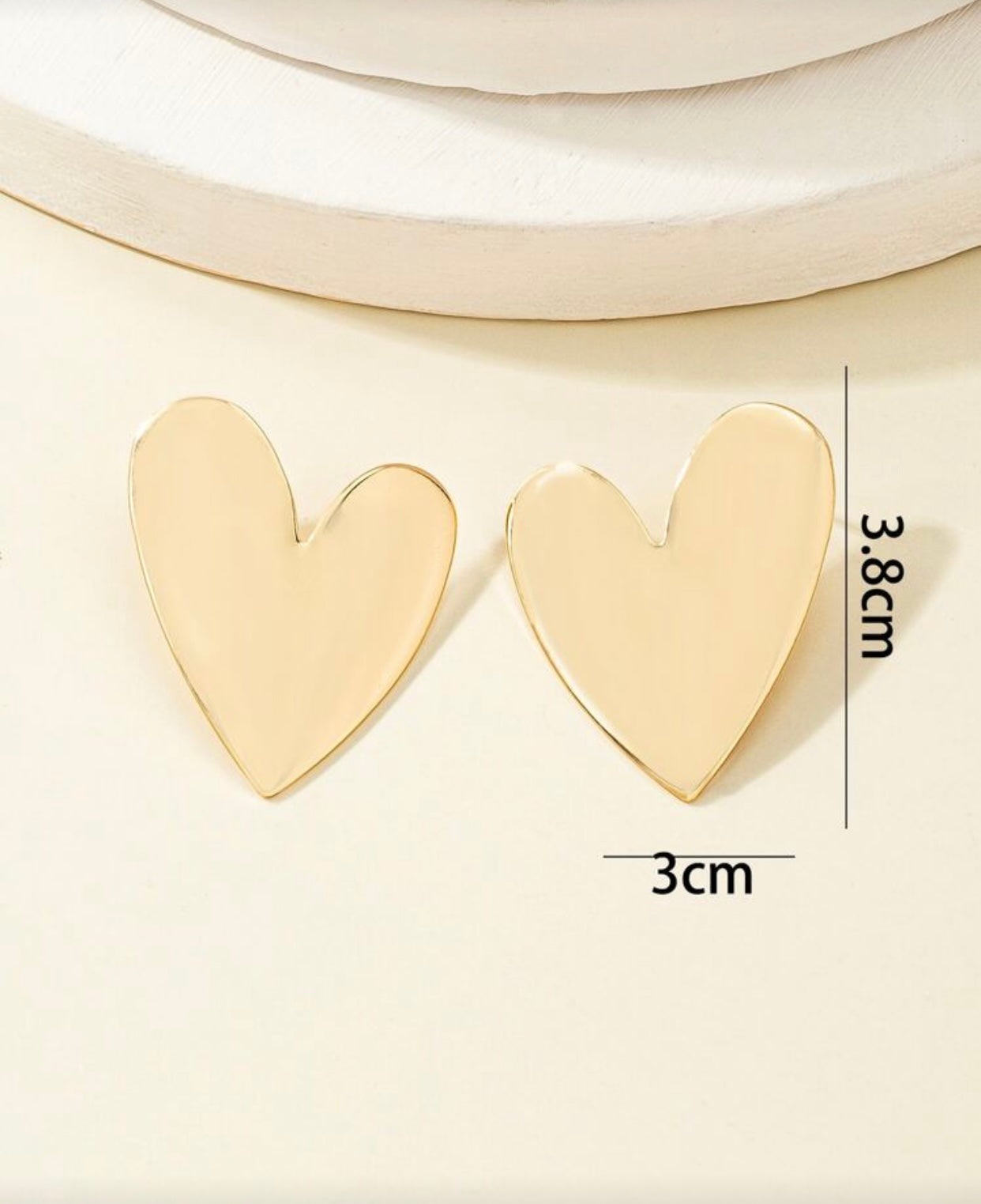 Heart shaped earrings