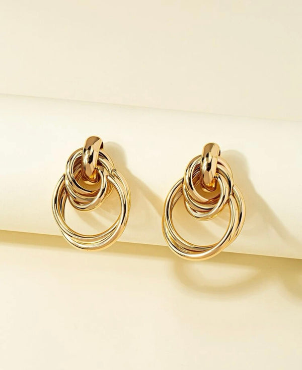 Circle Drop Earrings